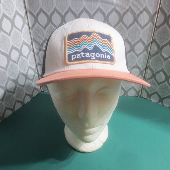 Vintage Patagonia Mesh Snapback Embroidered Patch Baseball Hat - One Size. - Picture 1 of 10